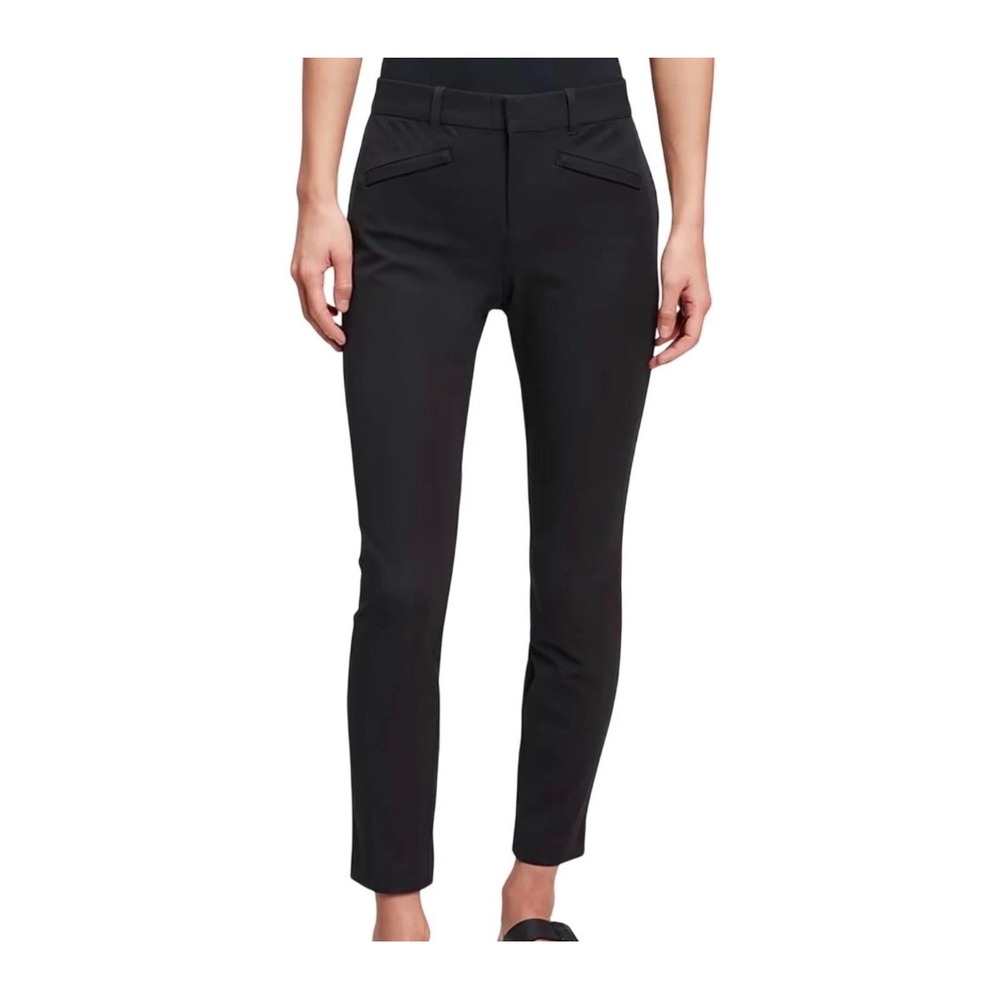 GAP Signature Skinny Ankle Pants Women 6 Regular Black Stretch Career Work